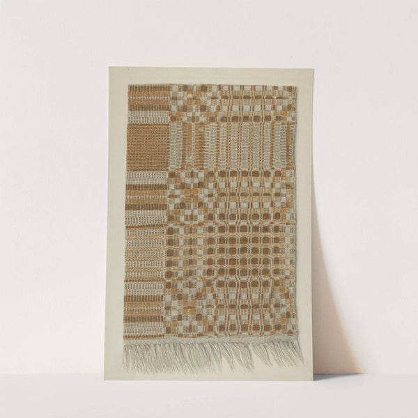 Woven Coverlet by Lucille Lacoursiere