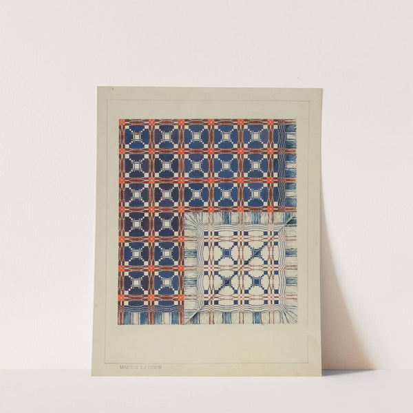 Woven Coverlet by Magnus S. Fossum