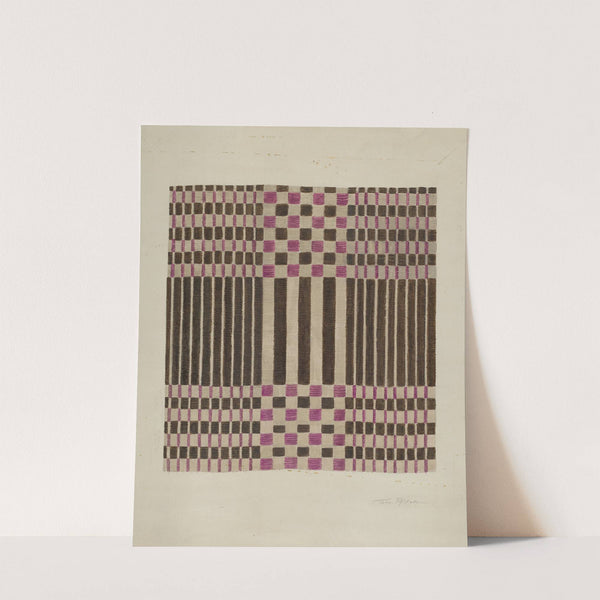 Woven Coverlet by Theodore Pfitzer
