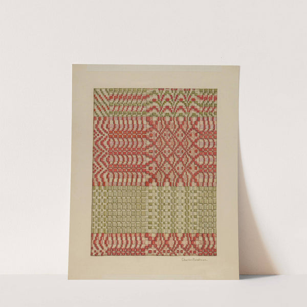 Woven Coverlet by Charles Roadman