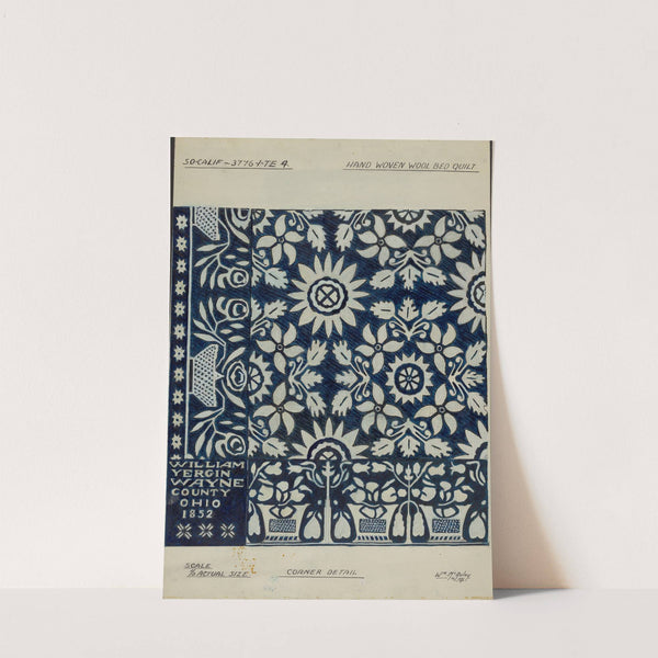 Woven Coverlet by William McAuley