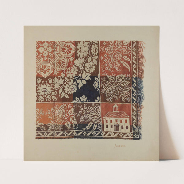Woven Coverlet by Alois E. Ulrich