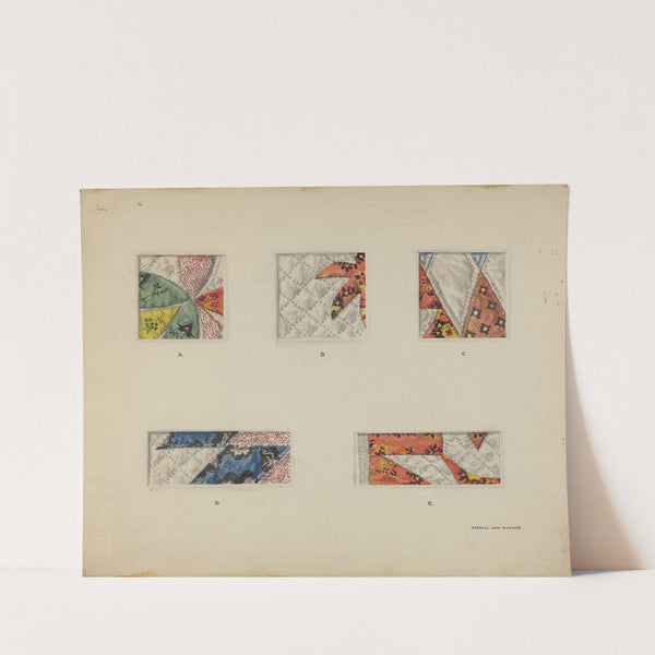 Woven Quilt Details by Francis Law Durand