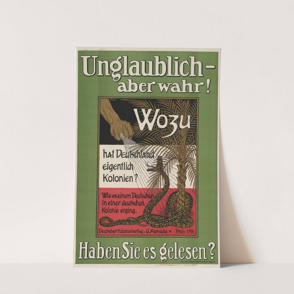 Wozu hat Deutschland eigentlich Kolonien (1911) by Hugo Höppener (Fidus)