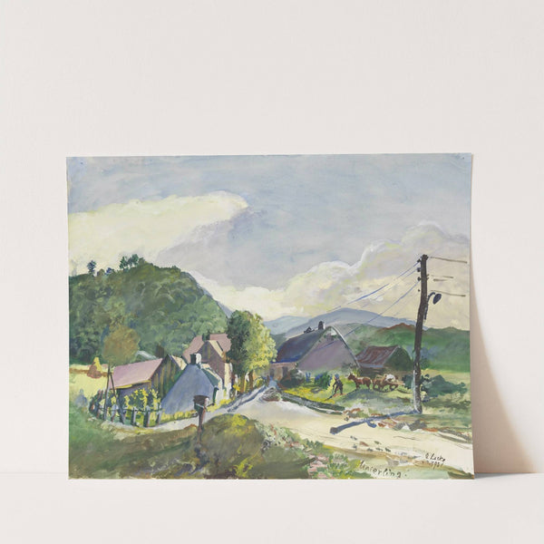 Wr. Umgebung; Mayerling (1951) by Oskar Laske