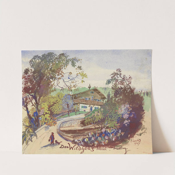 Wr. Umgebung; Mödling (1947) by Oskar Laske