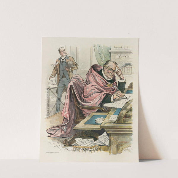 Wrapped up in his pet idea by Louis Dalrymple