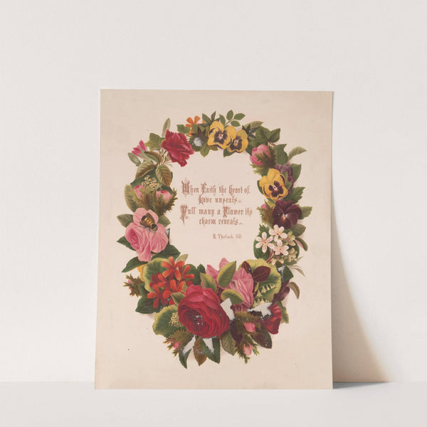 Wreath no. 8 (1874) by Olive E Whitney