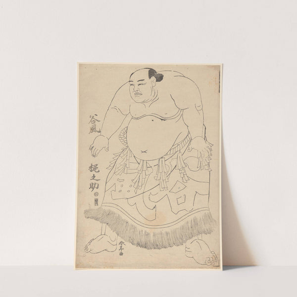 Wrestler by Katsukawa Shun'ei