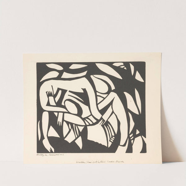 Wrestlers (ca. 1914) by Henri Gaudier-Brzeska