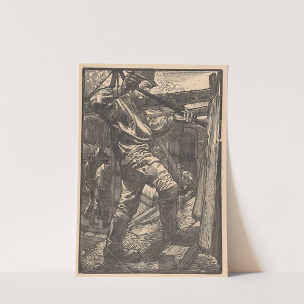 Wrikkende arbeider by Johannes Josephus Aarts