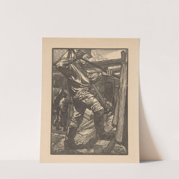 Wrikkende arbeider by Johannes Josephus Aarts