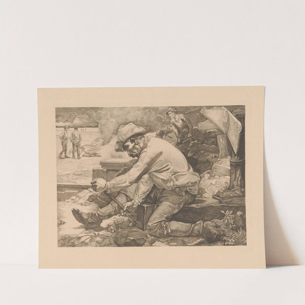 Wrikkende arbeider by Johannes Josephus Aarts