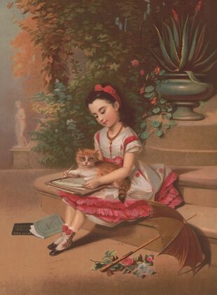 Writing lesson (1872)