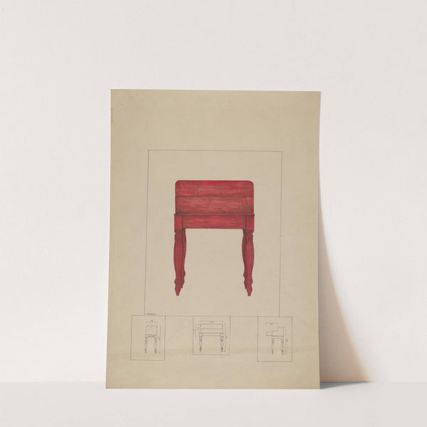 Writing Table and Desk by Henry Meyers