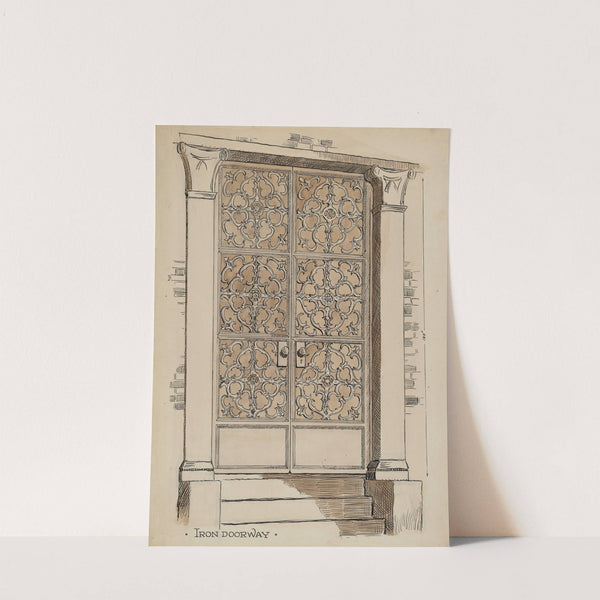 Wrought and Cast Iron Doorway by Al Curry