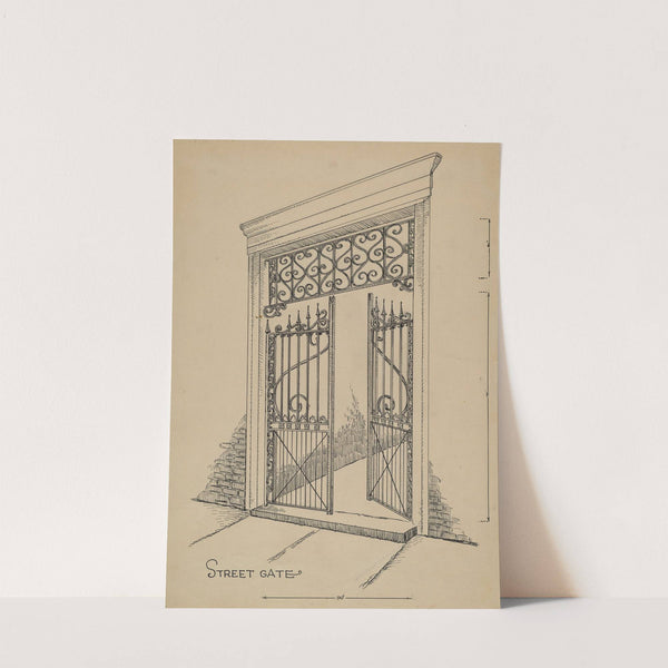 Wrought and Cast Iron Gate by Al Curry