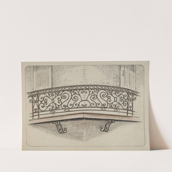 Wrought Iron Balcony by Al Curry