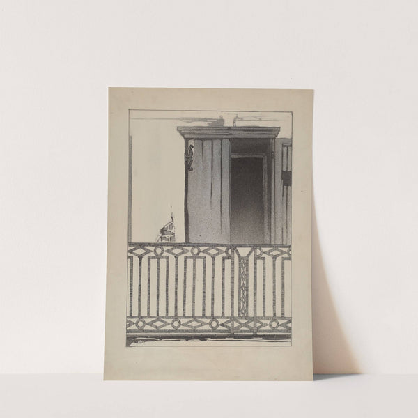 Wrought Iron Balcony Rail (c. 1936) by Arelia Arbo