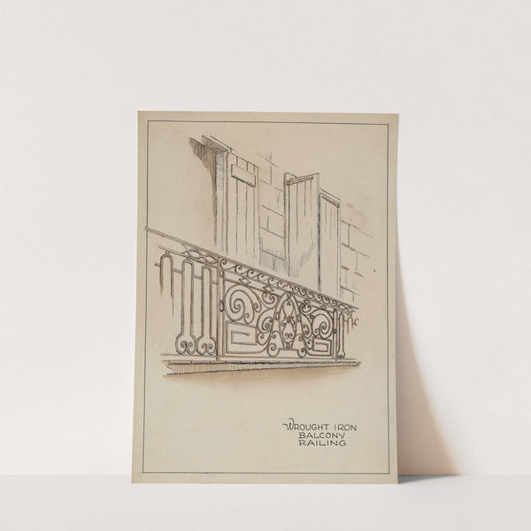 Wrought Iron Balcony Rail by Al Curry