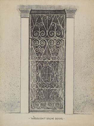 Wrought Iron Door