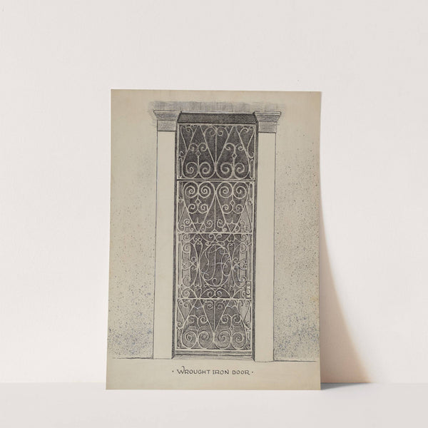 Wrought Iron Door by Al Curry