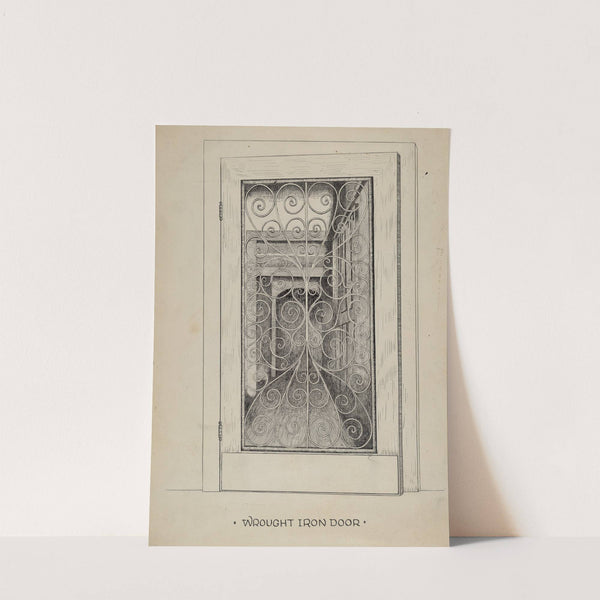 Wrought Iron Door by Ray Price