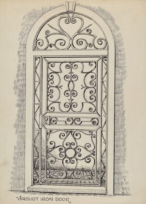 Wrought Iron Door