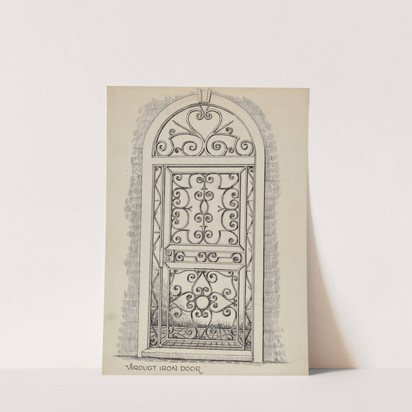 Wrought Iron Door by Al Curry