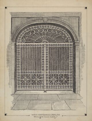 Wrought Iron Gate