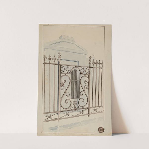 Wrought Iron Gate and Fence by Lucien Verbeke