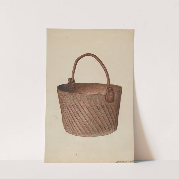 Wrought Iron Kettle by Arthur Stewart