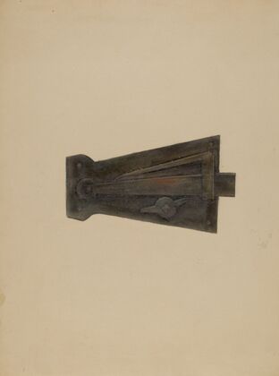 Wrought Iron Latch Lock