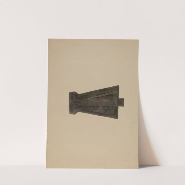 Wrought Iron Latch Lock by Henry Meyers