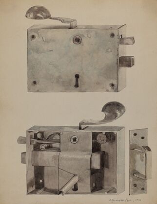 Wrought Iron Lock
