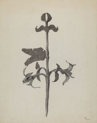 Wrought Iron Weather Vane