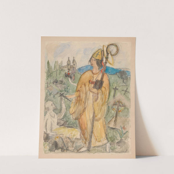 Wskrzeszenie Piotrowina (ca 1906) by Tadeusz Makowski