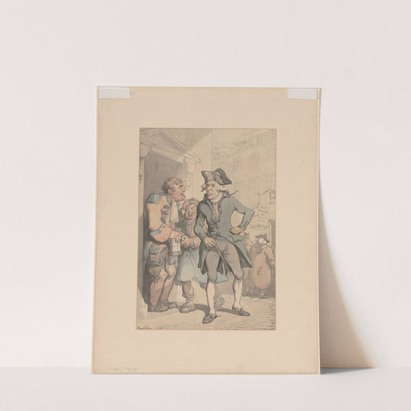 Wulgar language by Thomas Rowlandson