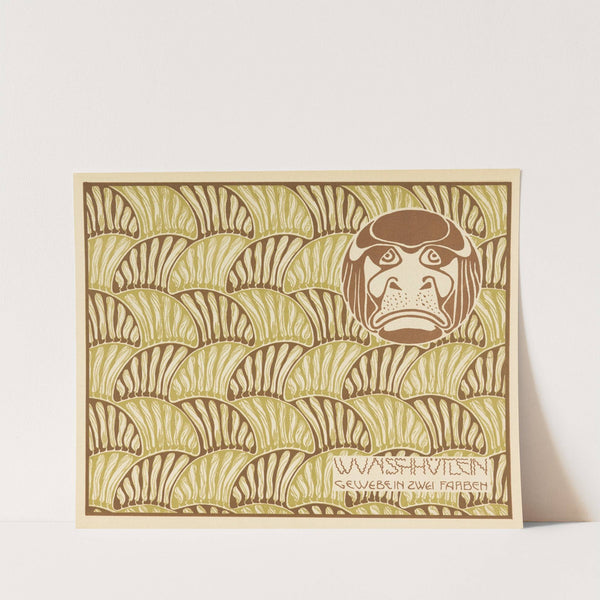 Wunschhutlein Gewebe in Zwei Farben (Little Wishing Hat Woven in Two Colors) by Koloman Moser