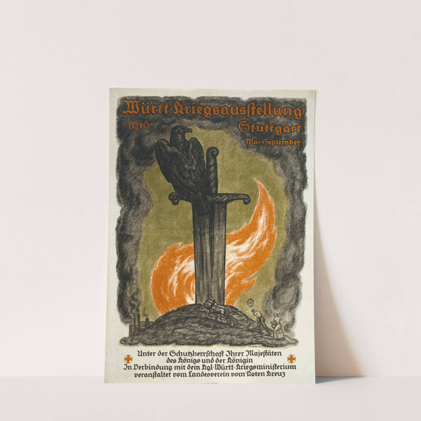 Württ. Kriegsausstellung, 1916 Stuttgart Mai-September (1916) by Johann Vincenz Cissarz