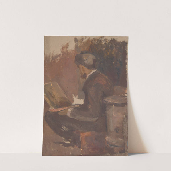 Wyspiański at the Chauffer (1891-1893) by Józef Mehoffer