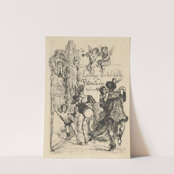 X.jähriges Jubiläum der Patrontasche (1889) by Albert Welti