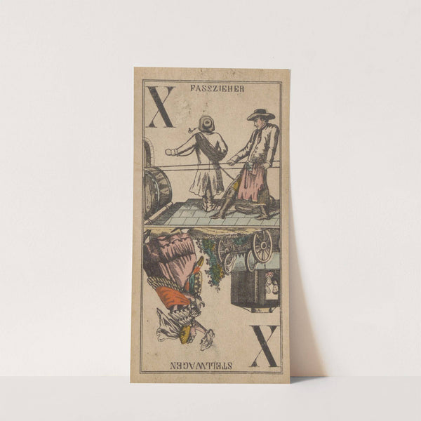 X; Stellwagen ; Fasszieher (1850) by Carl Holdhaus