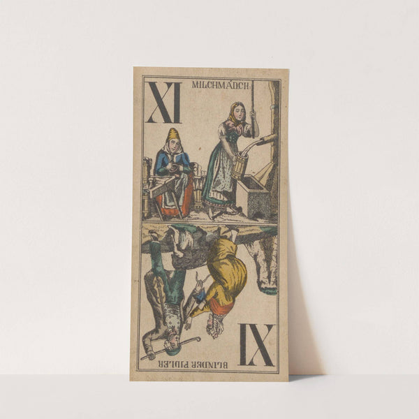 XI; Milchmädch. ; Blinder Fidler (1850) by Carl Holdhaus