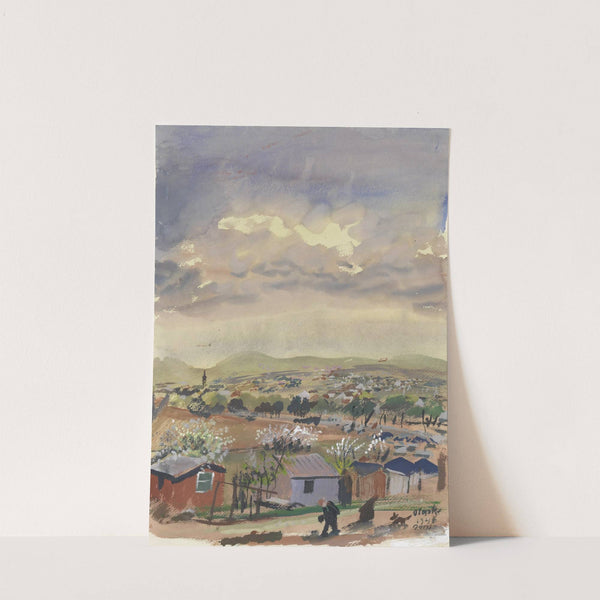 XIII. Roter Berg ; Ober St. Veit (1946) by Oskar Laske