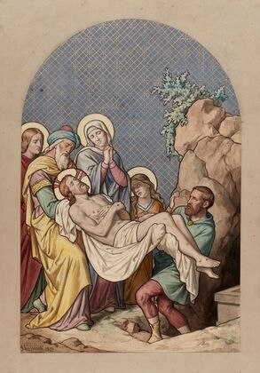 XIV Jésus est mis au sépulcre (1876)