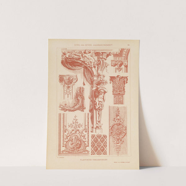 XVII. und XVIII. Jahrhundert – Plastische Verzierungen (1887) by Heinrich Dolmetsch