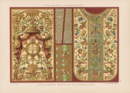 XVII. und XVIII. Jahrhundert – Stickerei (1887)