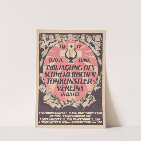 XVIII. Tagung des Schweizerischen Tonkünstlervereins in Basel (1917) by Burkhard Mangold
