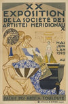 XX Exposition de la société des artistes méridionaux, mai-juin l’An 1929 au Palais des Arts à Toulouse (1929)